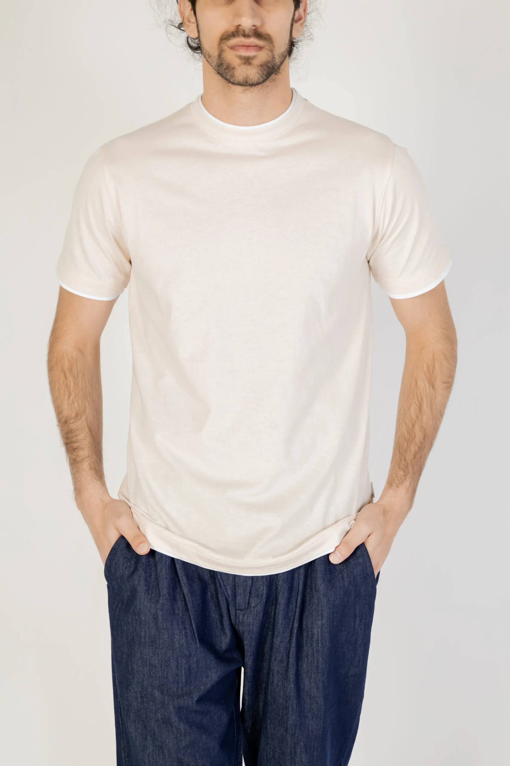 T-shirt Hamaki-ho  Beige chiaro