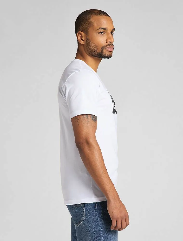 T-shirt Manica Corta Lee - White