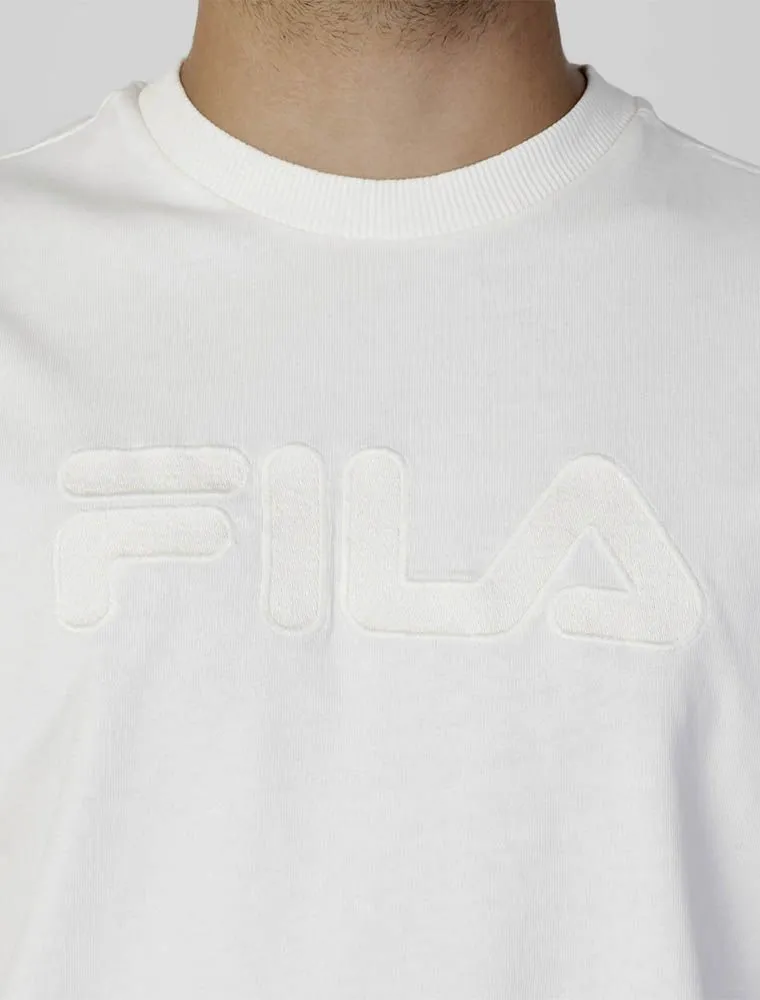 T-shirt Manica Corta Sportiva Fila - Panna