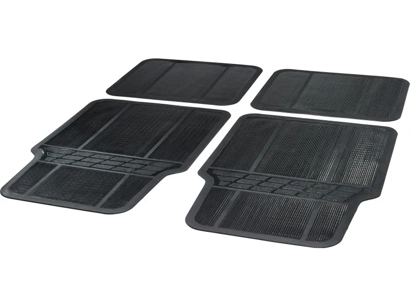 Tappetino per auto anteriore e posteriore in gomma antiscivolo CMI 4 pz
