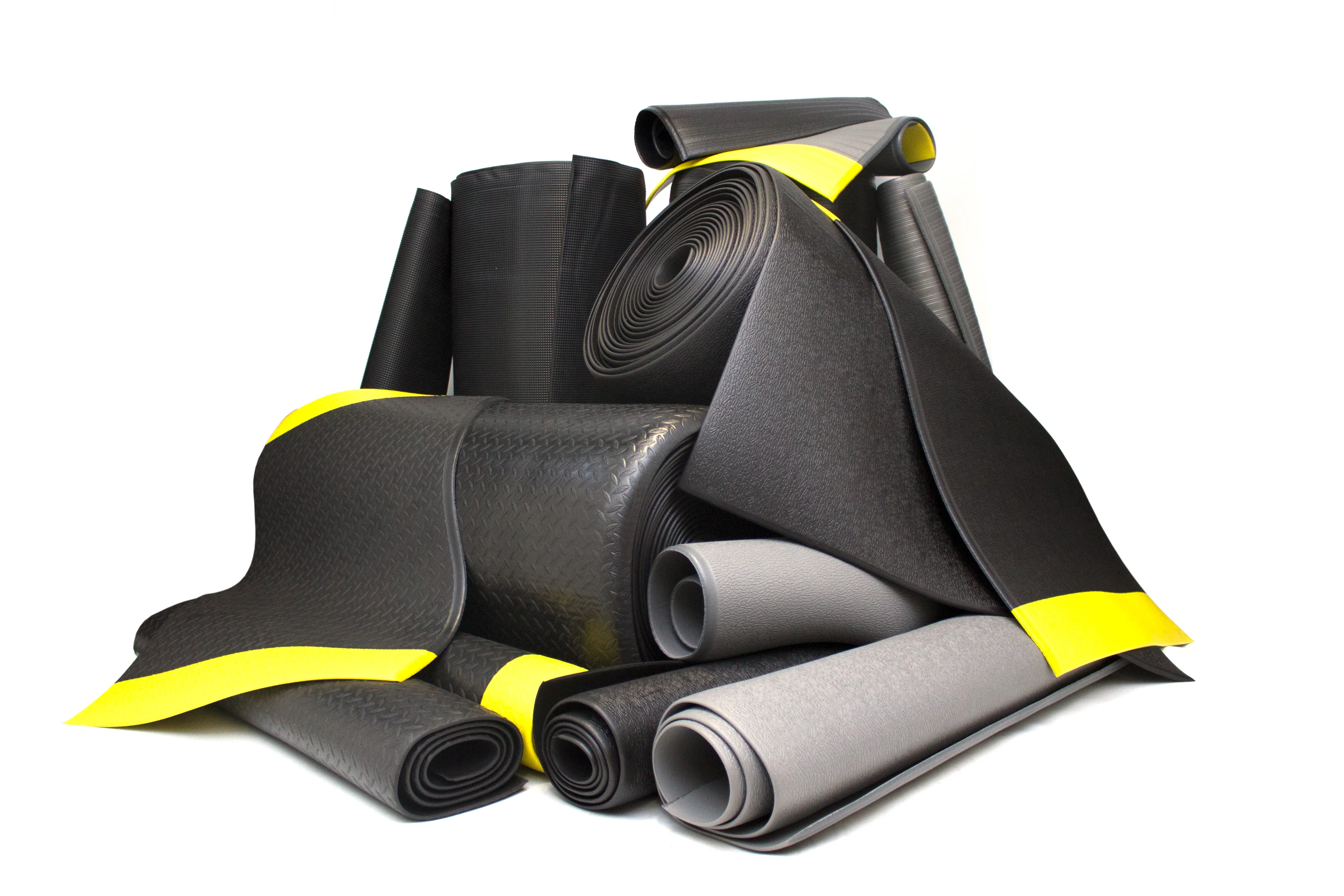 Tappeto antifatica Coba Europe in PVC espanso, 0.9m x 0.6m x 9.5mm, col. Grigio, Antiscivolo