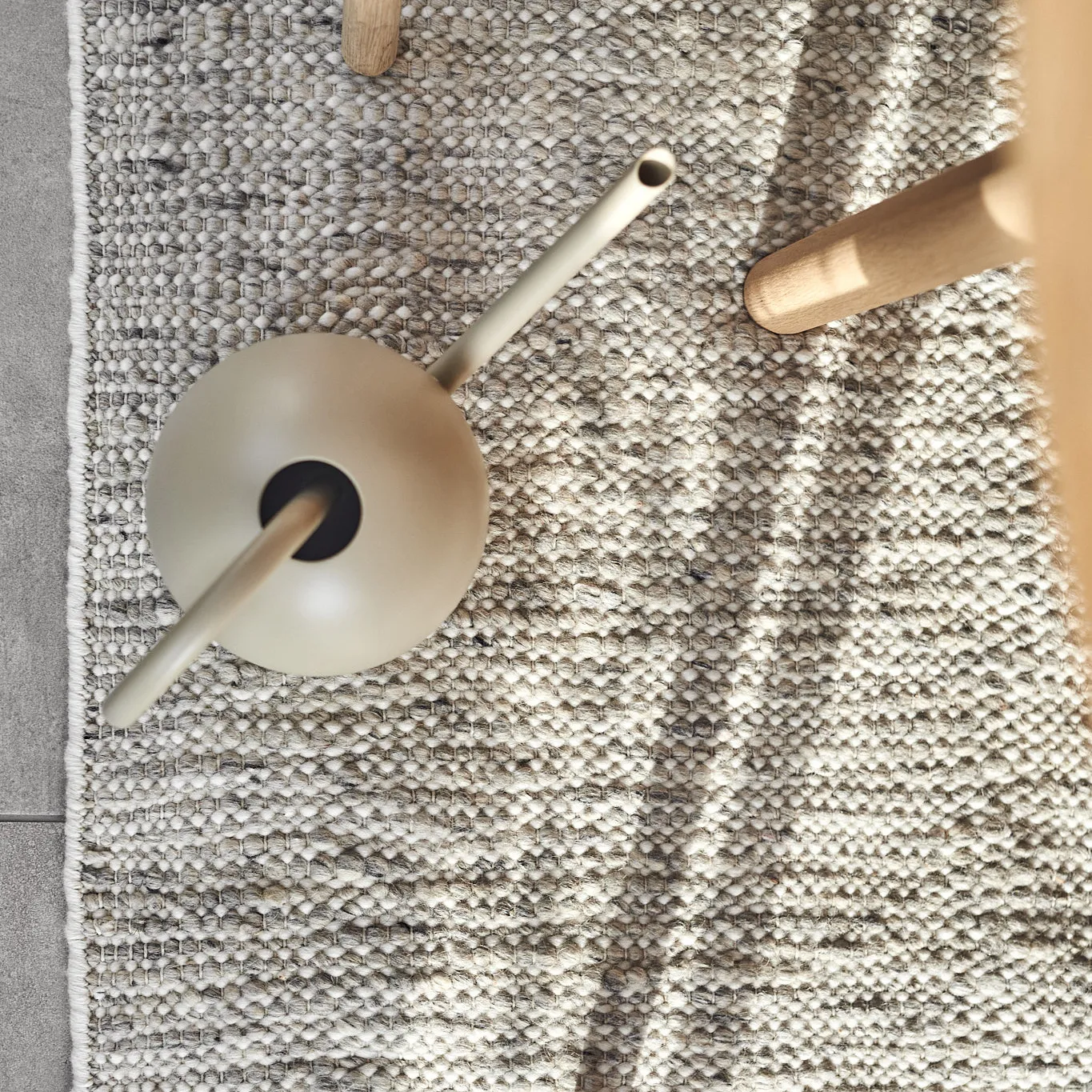 Tappeto in lana Fawn bianco.jg{font-size:18px}80x240 cm