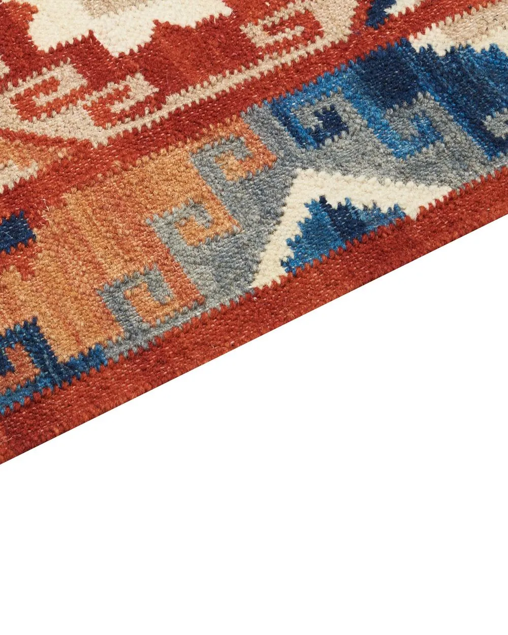 Tappeto kilim lana multicolore 80 x 150 cm LUSARAT