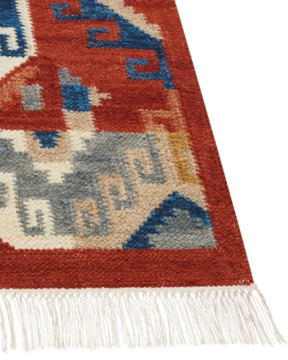 Tappeto kilim lana multicolore 80 x 150 cm LUSARAT