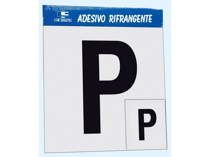 Targa adesiva rifrangente 