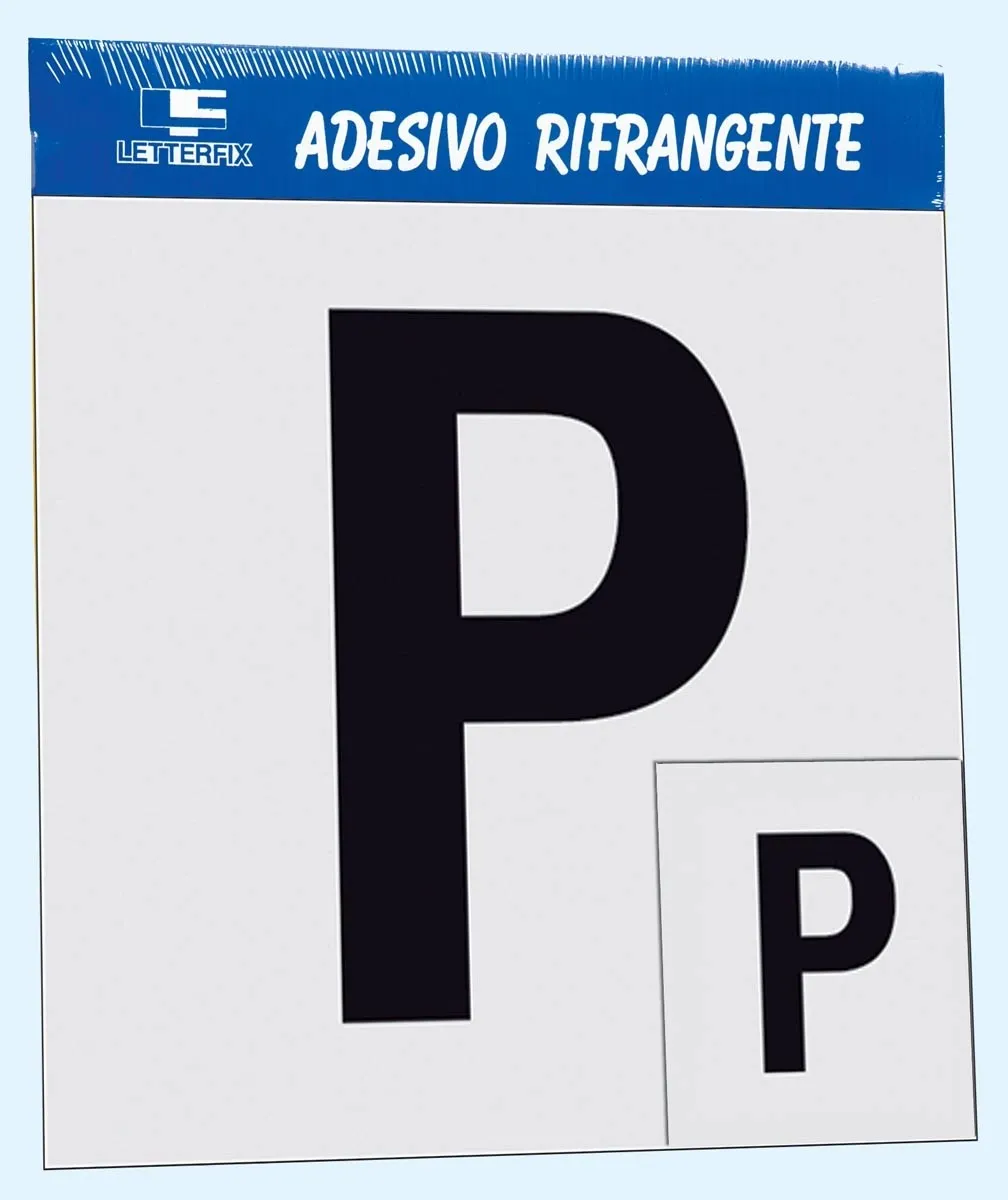 Targa adesiva rifrangente 