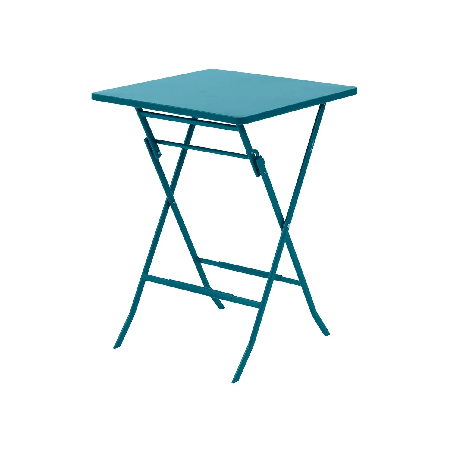Tavolo alto pieghevole da giardino 70x70x96 cm - Greensboro blu 