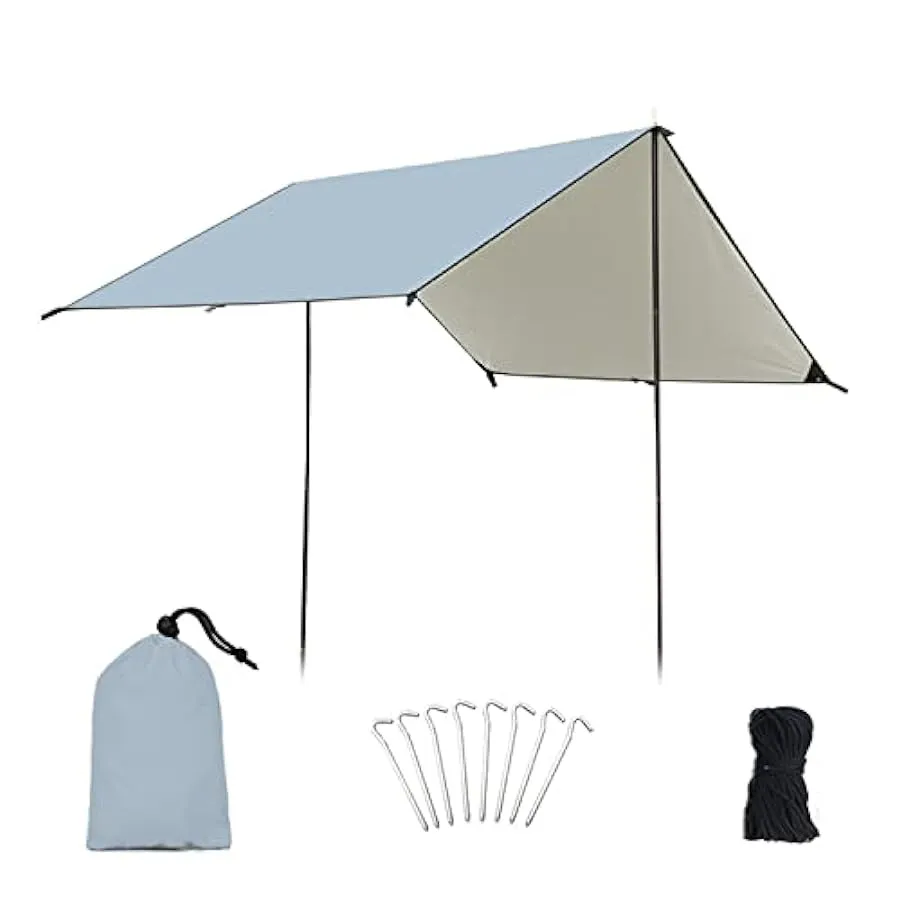 Tenda Da Esterno Multifunzionale Grande Telo Telone Per Amaca, Ultra Leggero Impermeabile Anti-UV Telone Da Campeggio Coperte Da