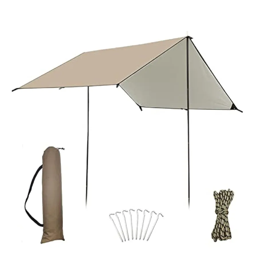 Tenda Da Esterno Multifunzionale Grande Telo Telone Per Amaca, Ultra Leggero Impermeabile Anti-UV Telone Da Campeggio Coperte Da