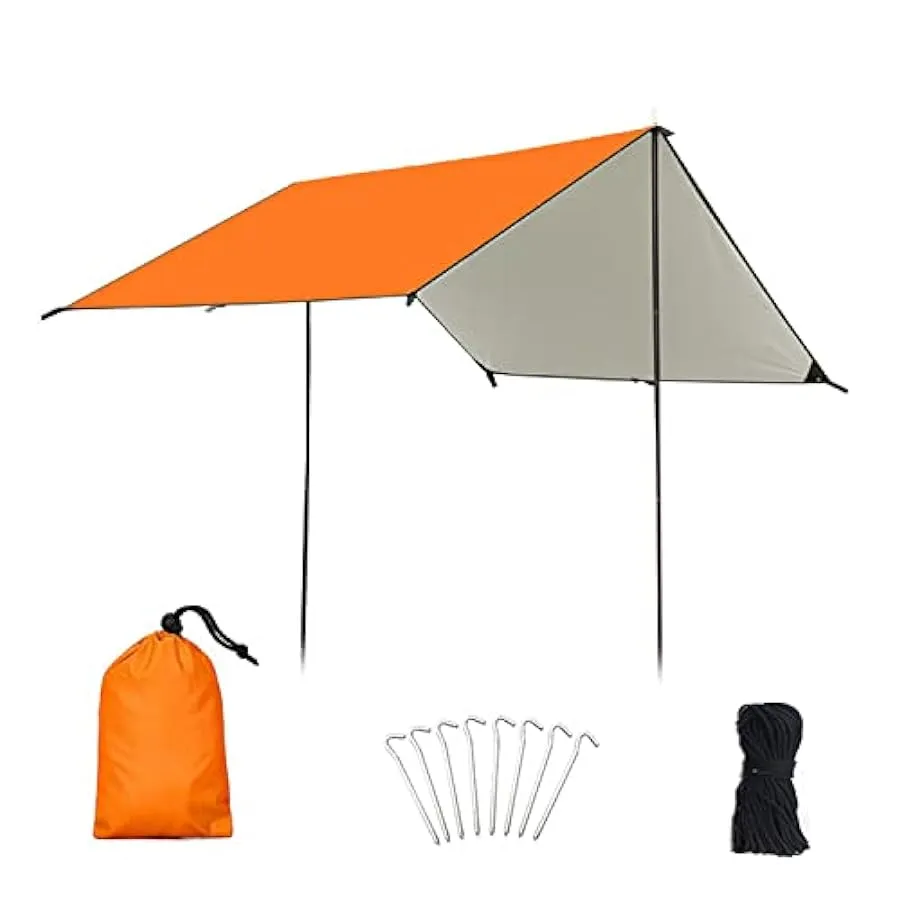 Tenda Da Esterno Multifunzionale Grande Telo Telone Per Amaca, Ultra Leggero Impermeabile Anti-UV Telone Da Campeggio Coperte Da