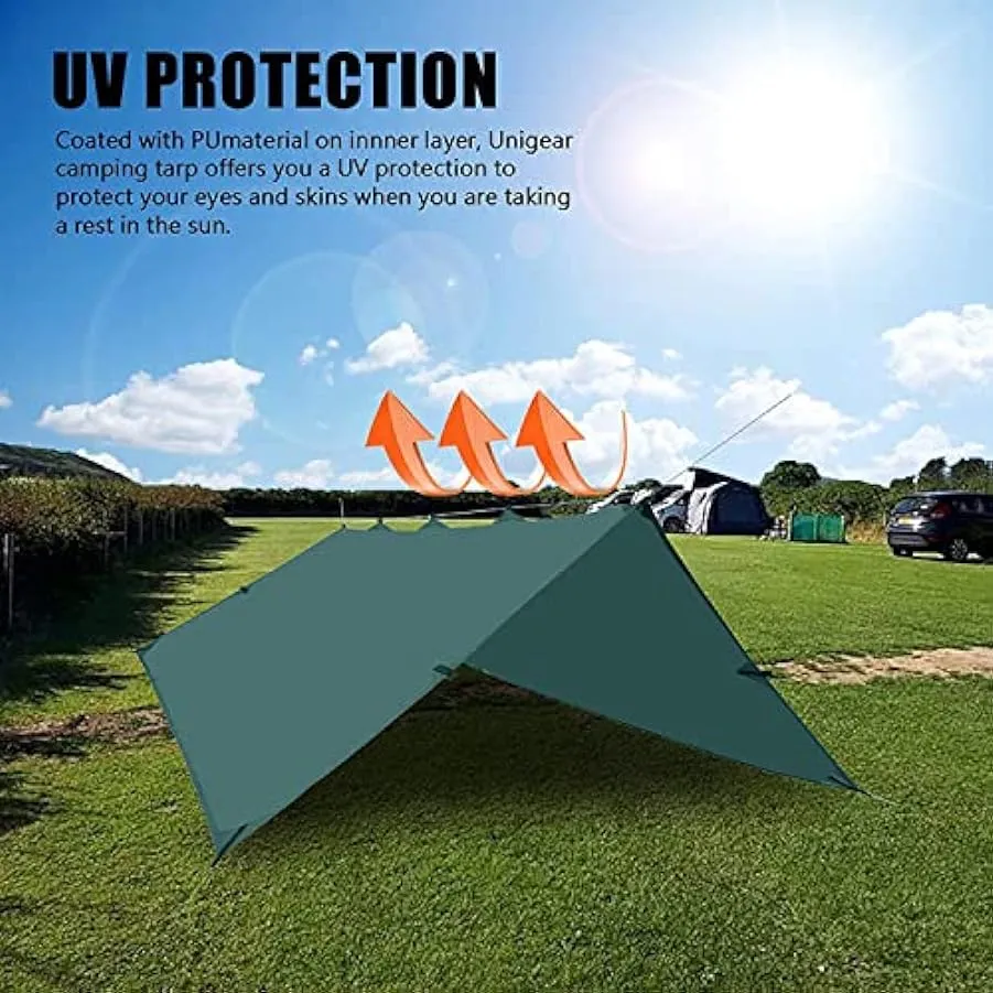 Tenda Da Esterno Multifunzionale Grande Telo Telone Per Amaca, Ultra Leggero Impermeabile Anti-UV Telone Da Campeggio Coperte Da