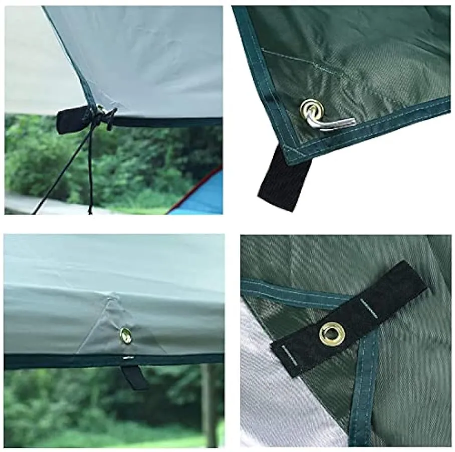 Tenda Da Esterno Multifunzionale Grande Telo Telone Per Amaca, Ultra Leggero Impermeabile Anti-UV Telone Da Campeggio Coperte Da