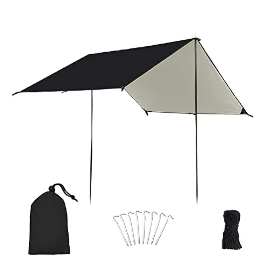 Tenda Da Esterno Multifunzionale Grande Telo Telone Per Amaca, Ultra Leggero Impermeabile Anti-UV Telone Da Campeggio Coperte Da