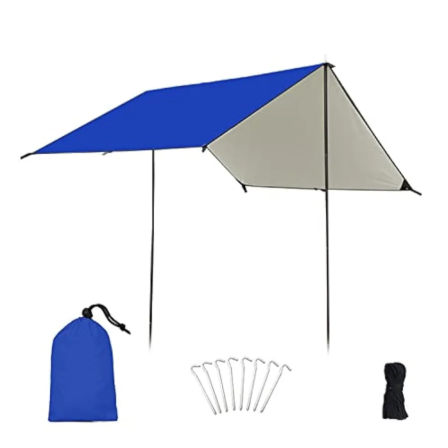 Tenda Da Esterno Multifunzionale Grande Telo Telone Per Amaca, Ultra Leggero Impermeabile Anti-UV Telone Da Campeggio Coperte Da