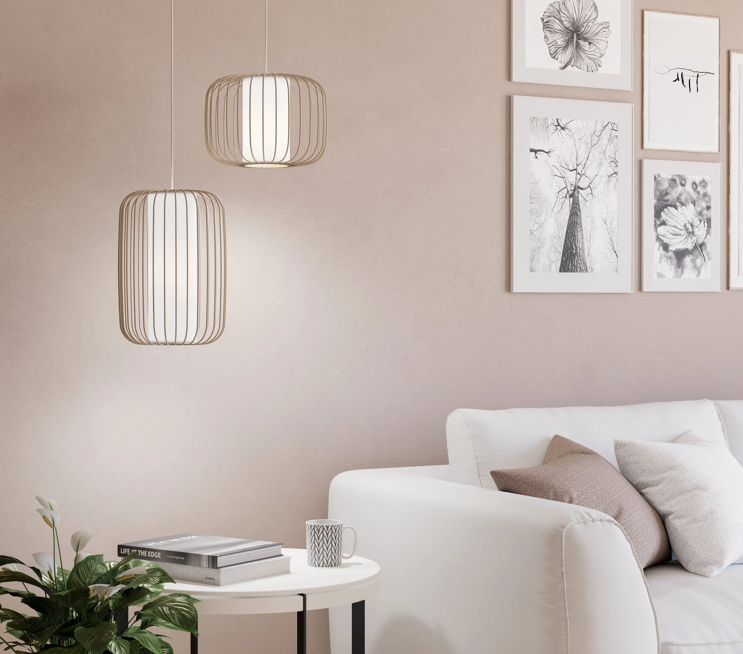 TERRAROSA Lampada a sospensione