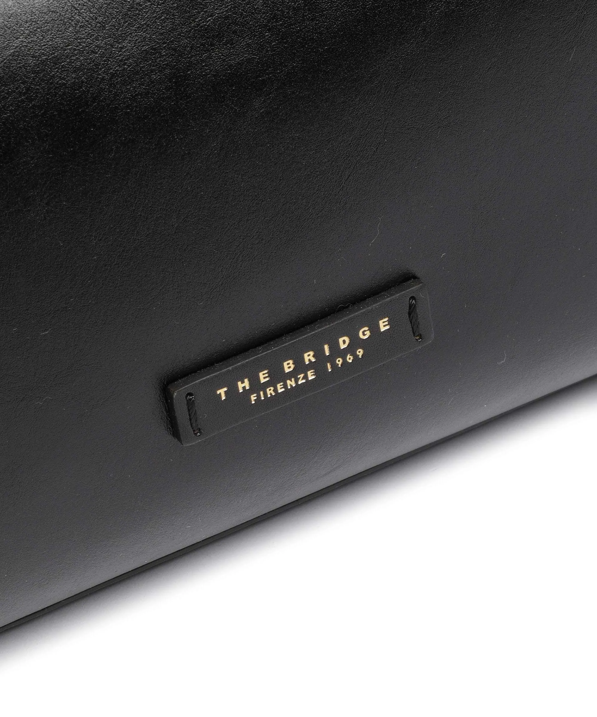  The Bridge Fiona Borsa shopper pelle di vacchetta finemente grana nero  
