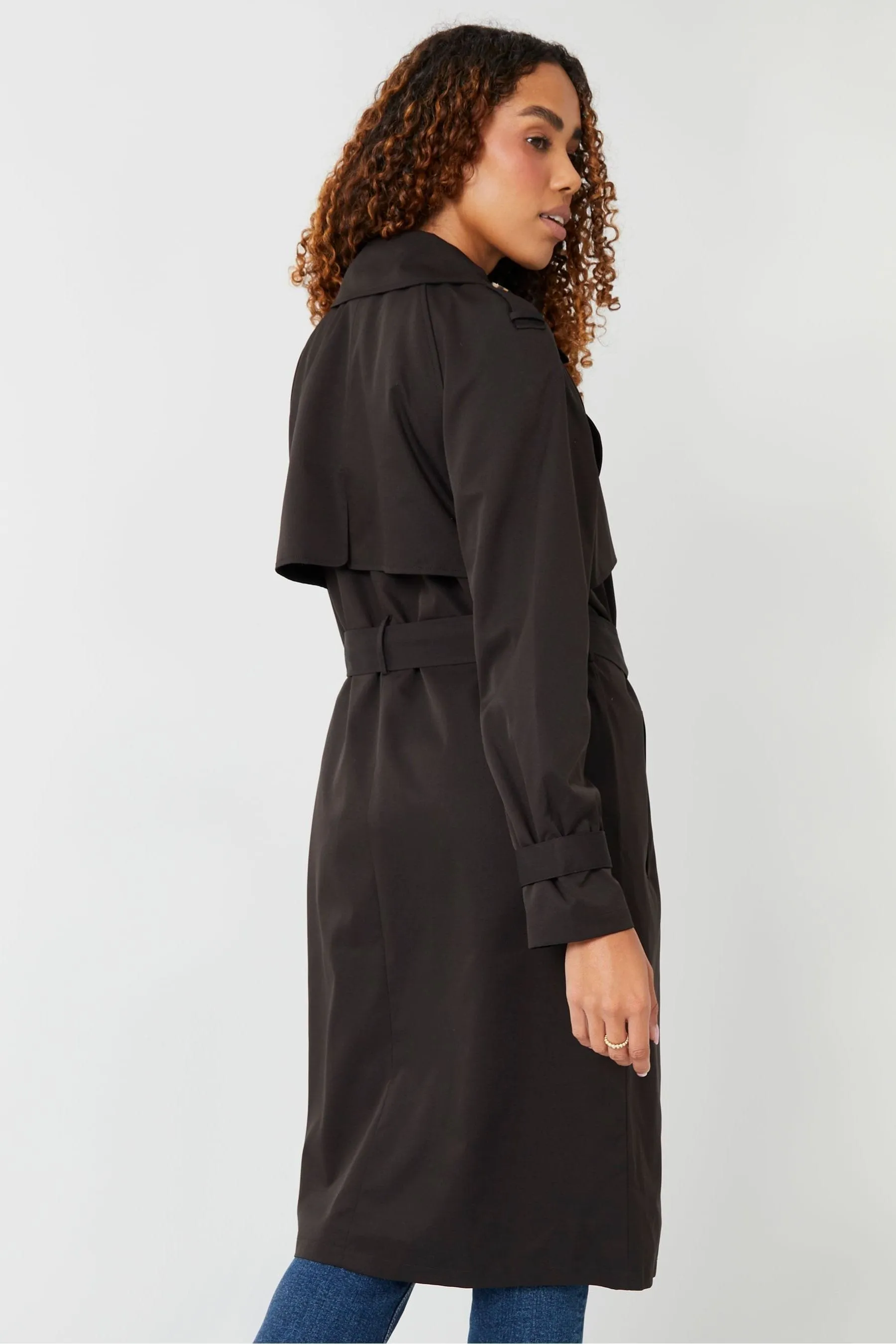 Threadbare - Trench con maniche raglan