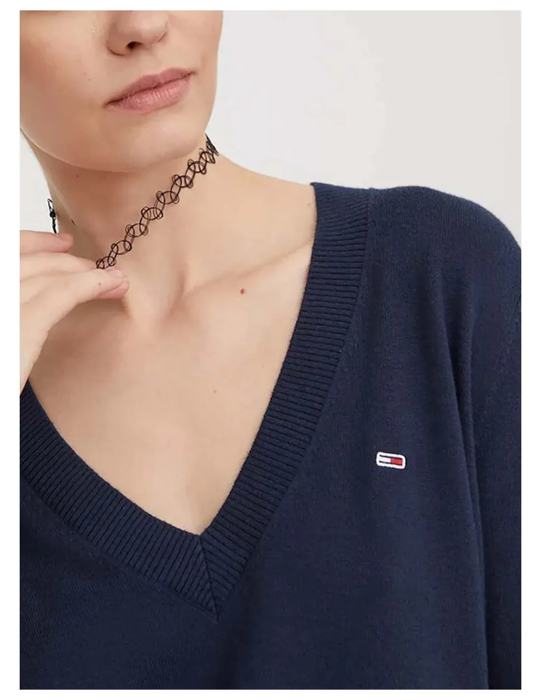 TOMMY JEANS MAGLIA DONNA,TJW ESSENTIAL VNECK