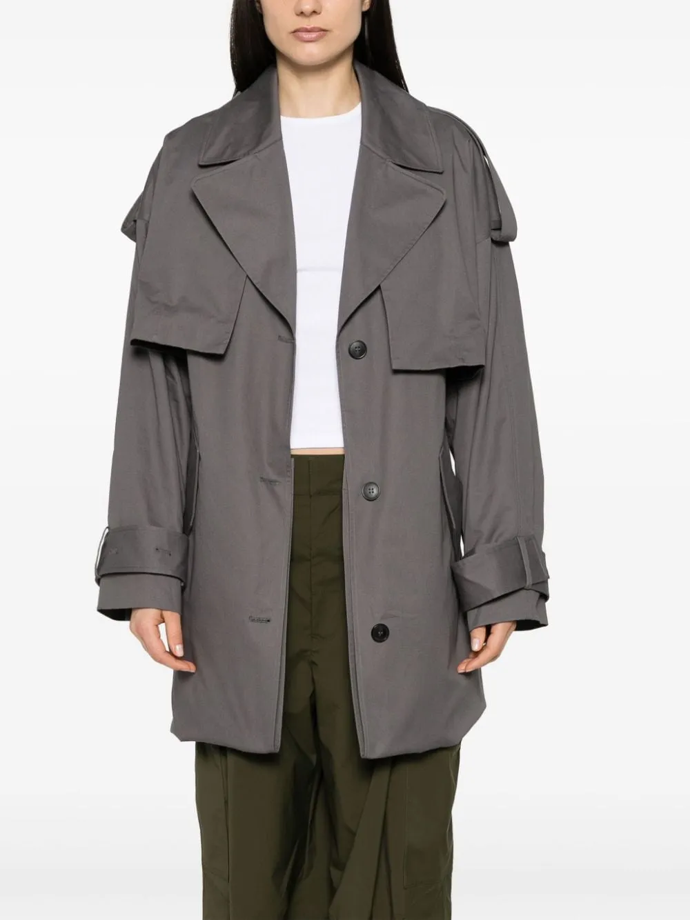 Trench Atom in grigio - donna