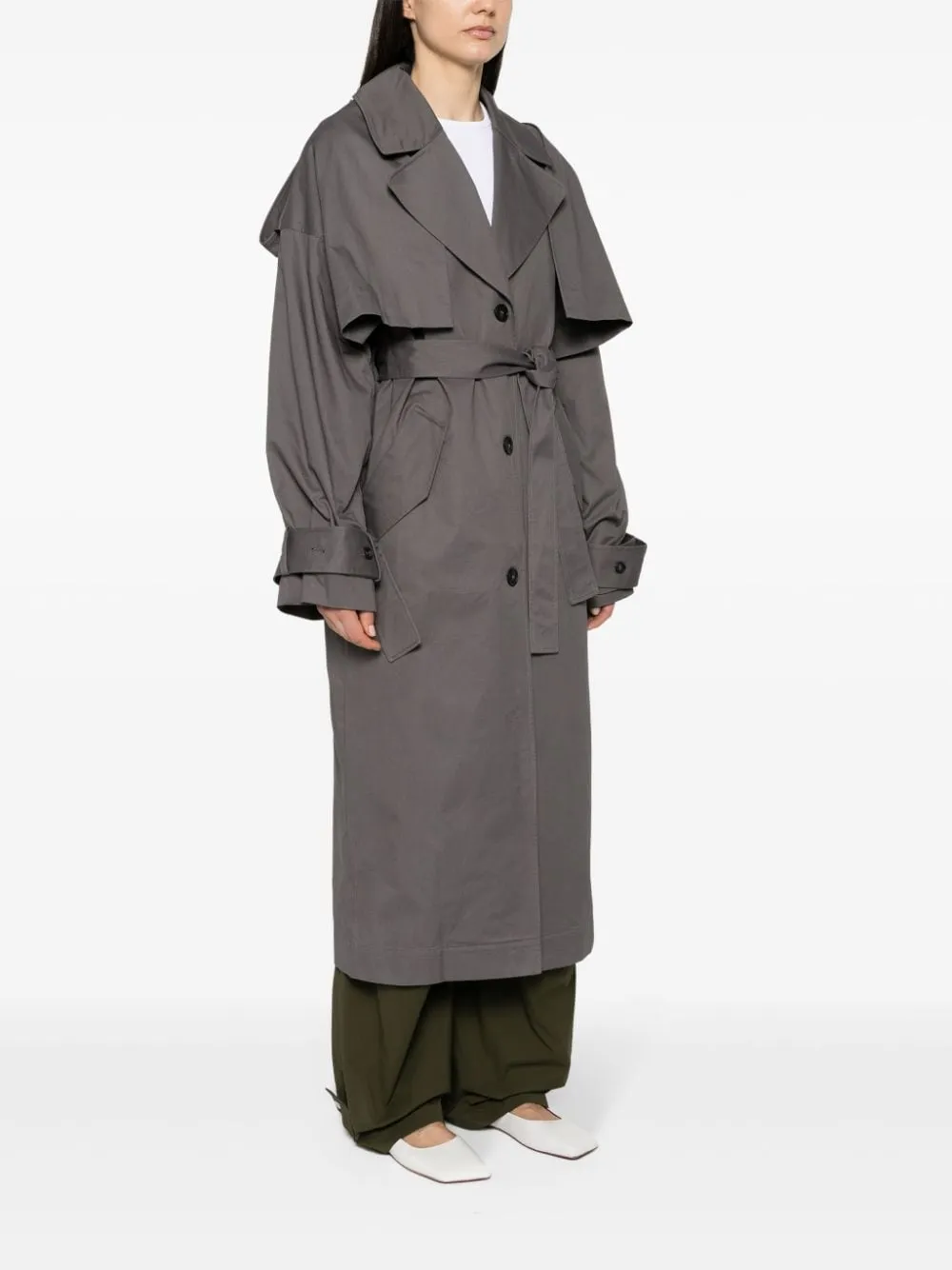 Trench Atom in grigio - donna