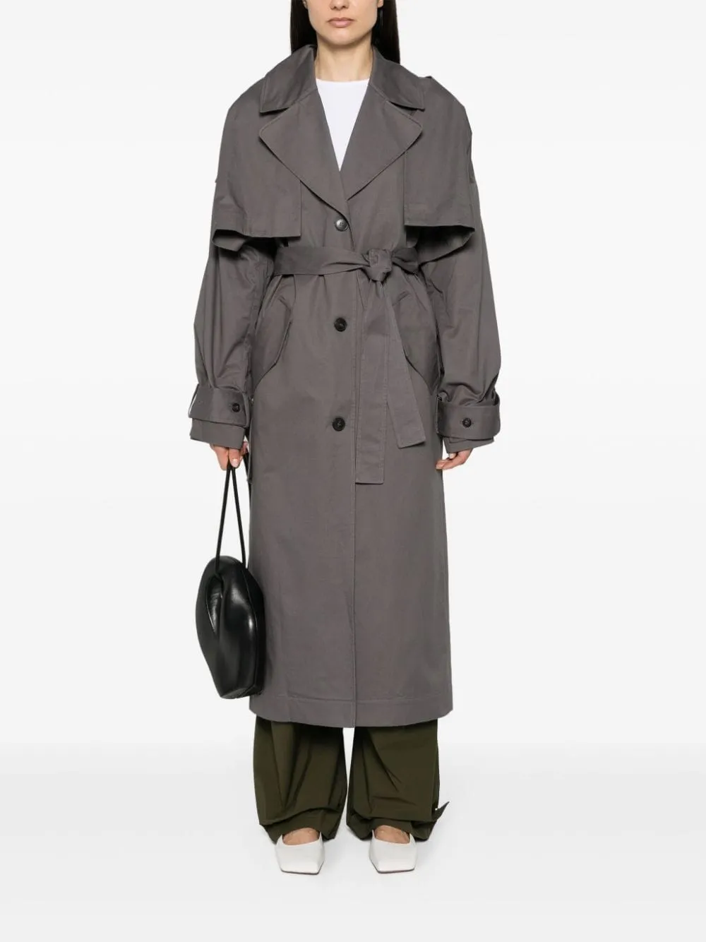 Trench Atom in grigio - donna