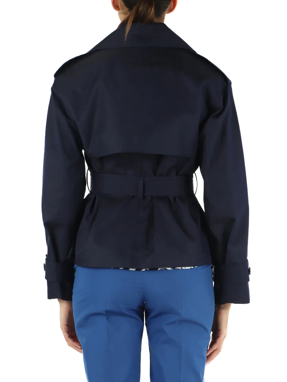 Trench corto in misto cotone VIK