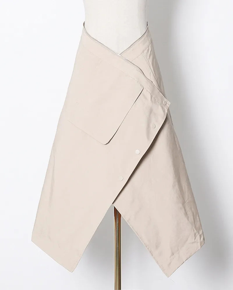Trench di media lunghezza con colletto da abito casual elegante da donna staccabile