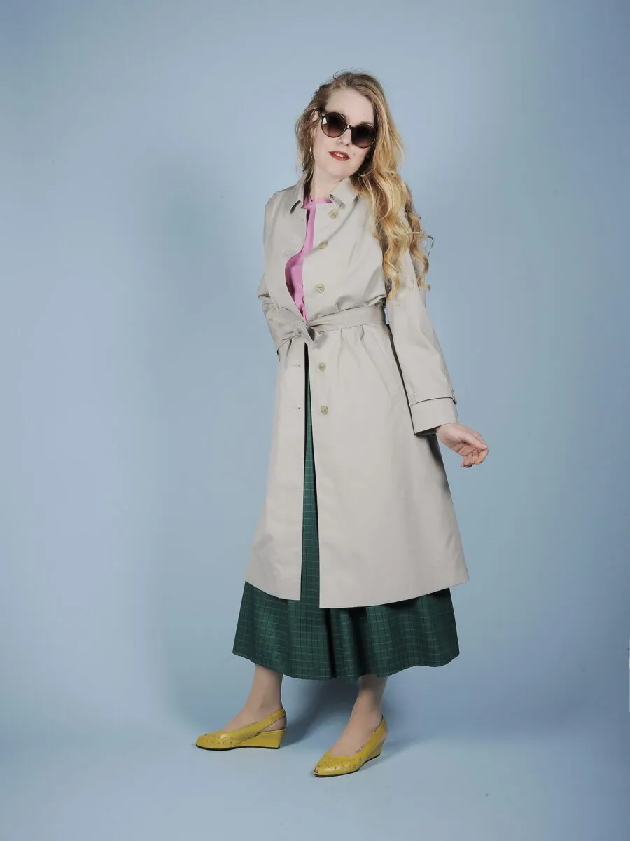 Trench francese color kaki