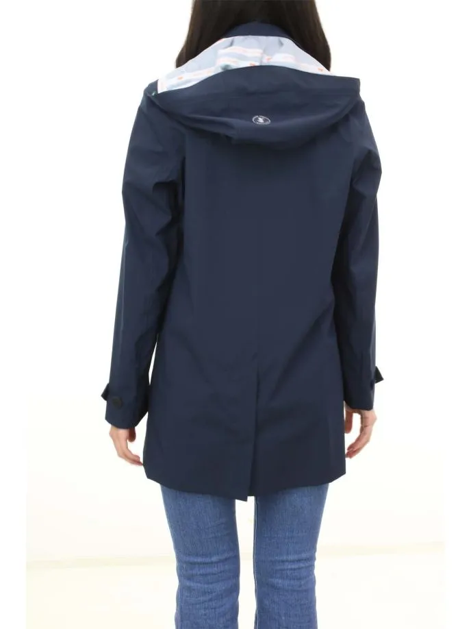 Trench impermeabule con cappuccio