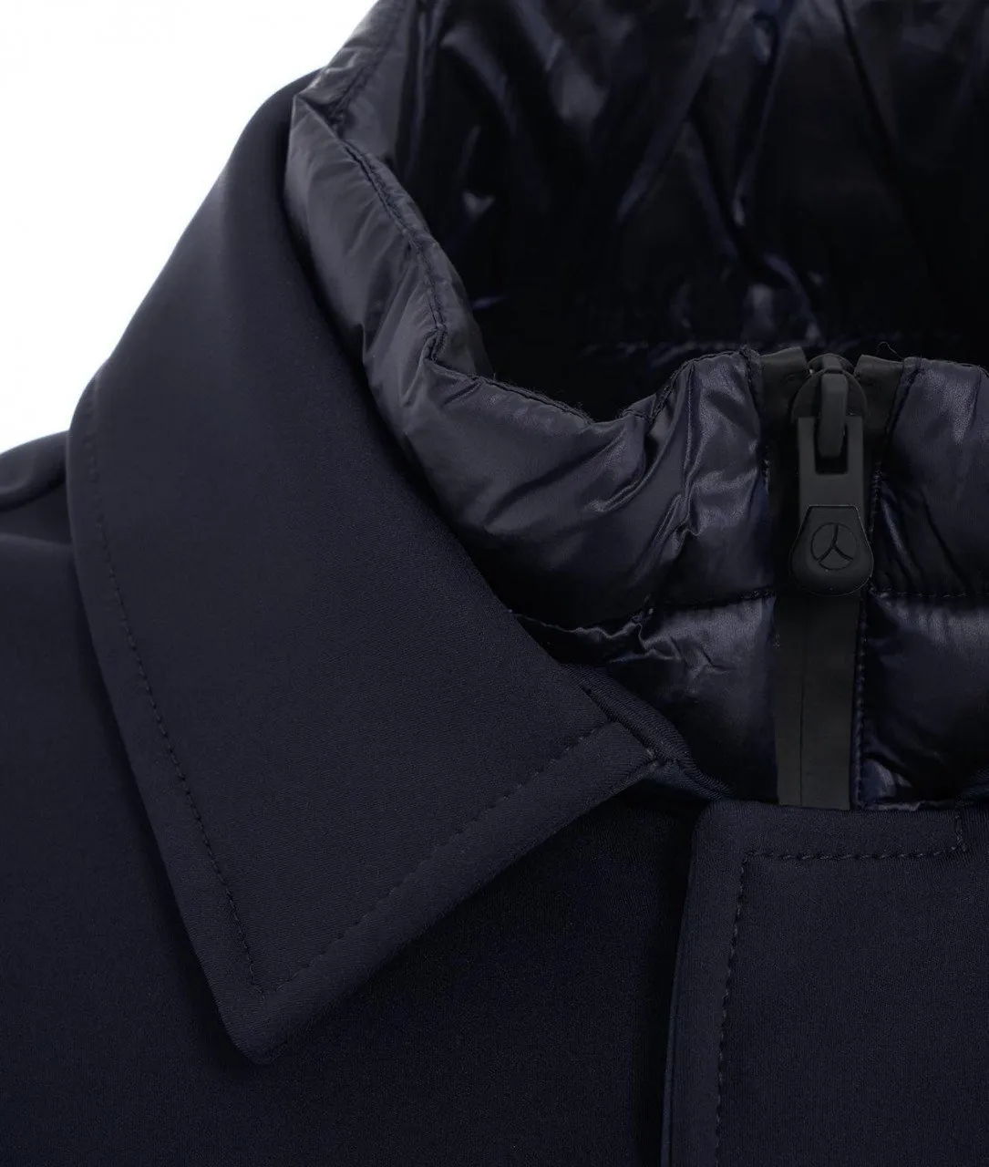 Trench Naoki blu scuro blu scuro