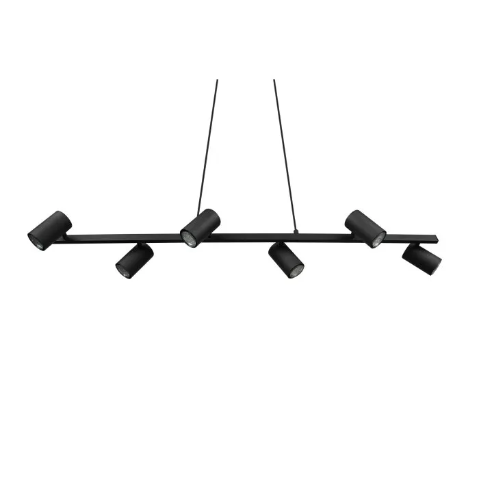 Trio MARLEY Lampada a Sospensione Nero, 6-Luci