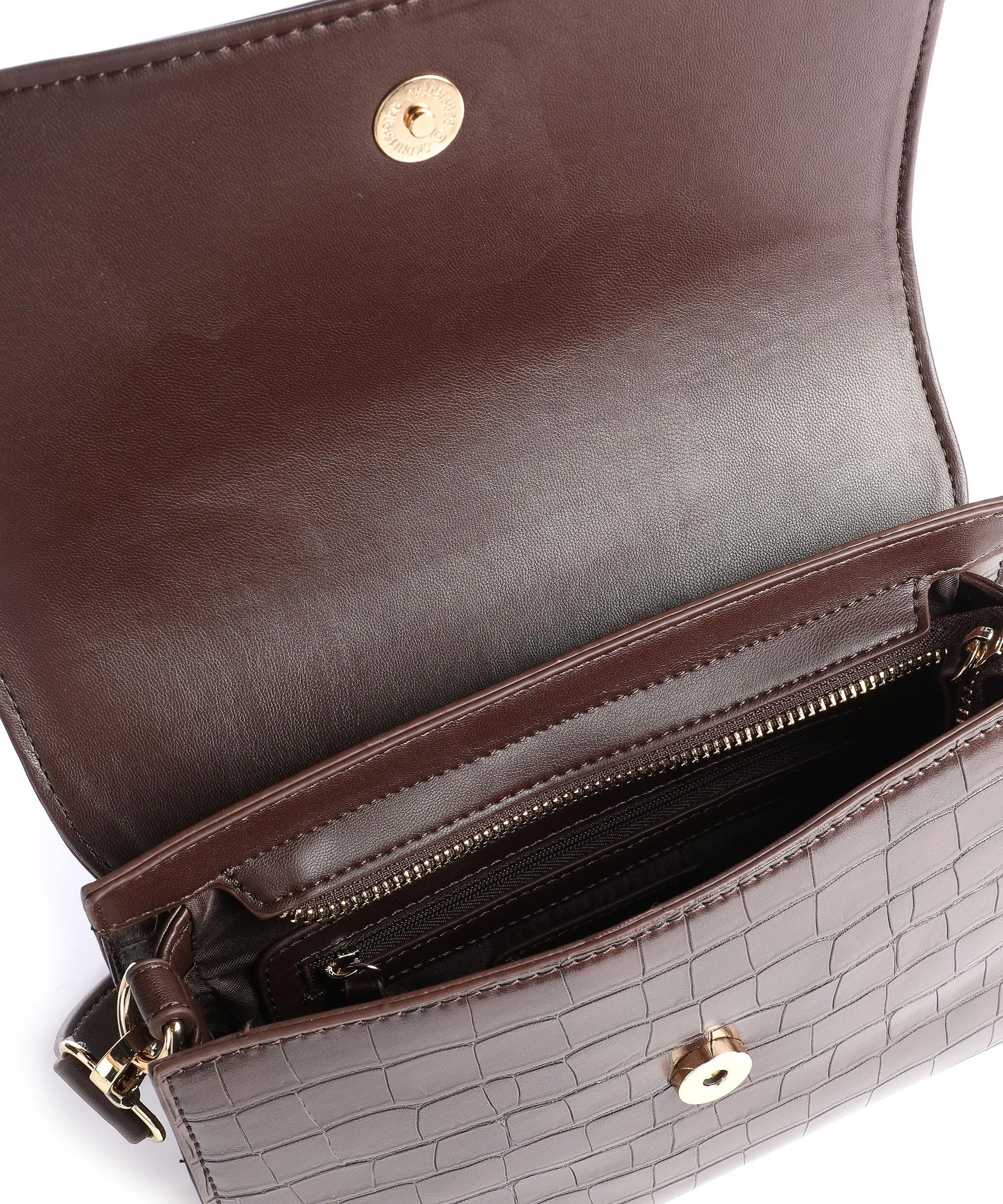  Valentino Bags Satai Borsa a tracolla pelle sintetica marrone scuro  