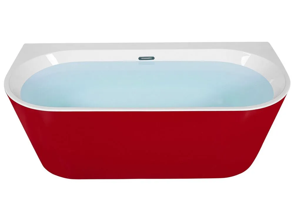 Vasca freestanding rosso 170 x 80 cm HARVEY
