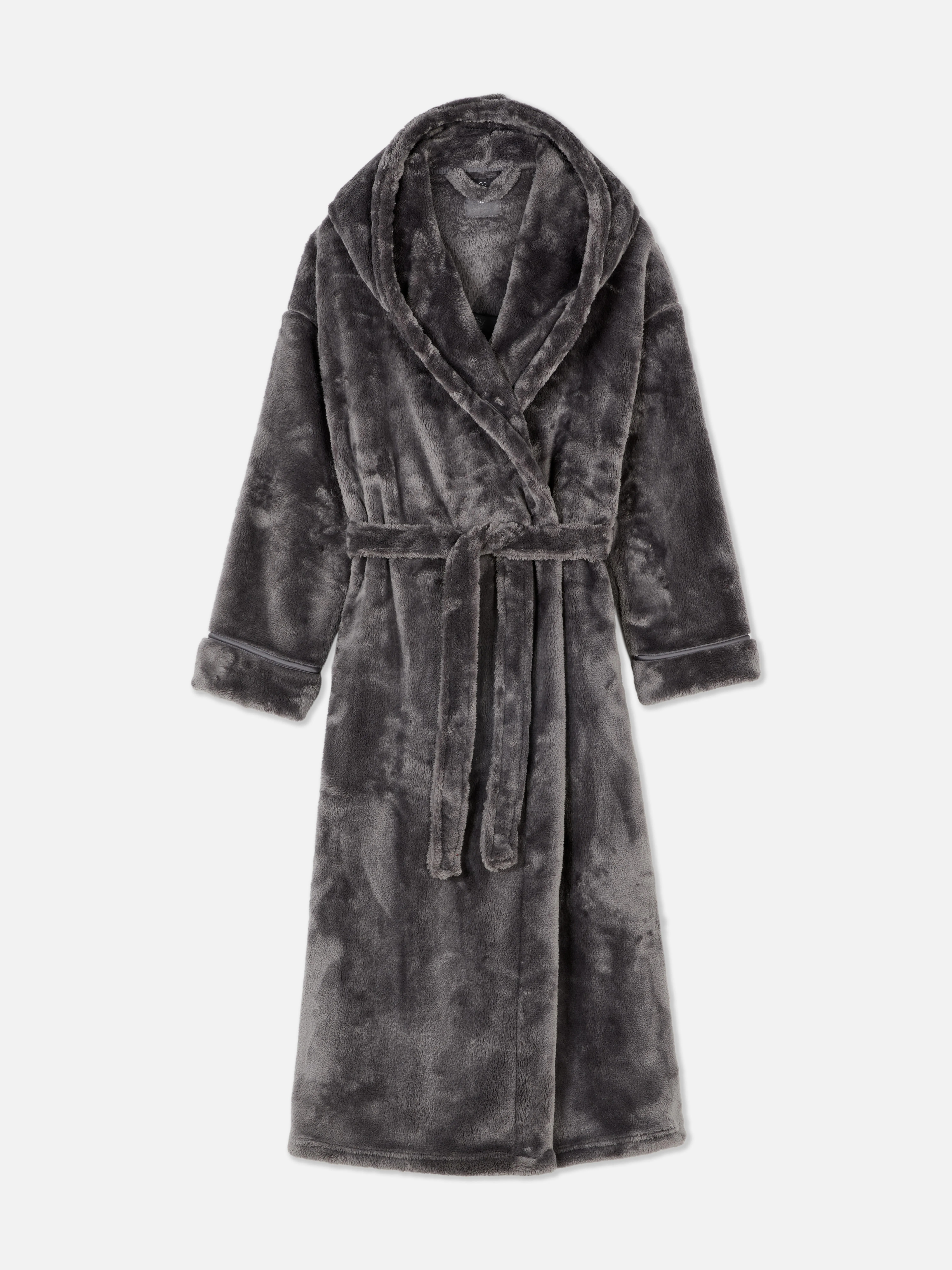 Vestaglia in peluche lunga