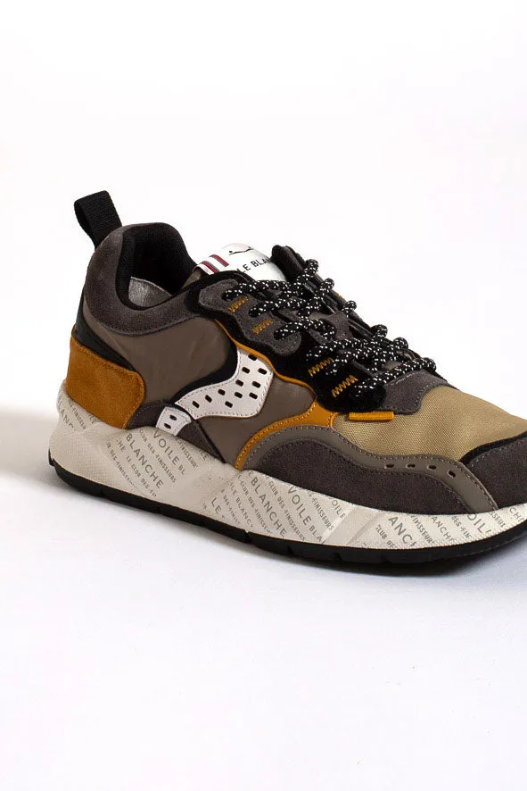 Voile Blanche Sneakers Suede/fabric/nylon Giallo Uomo