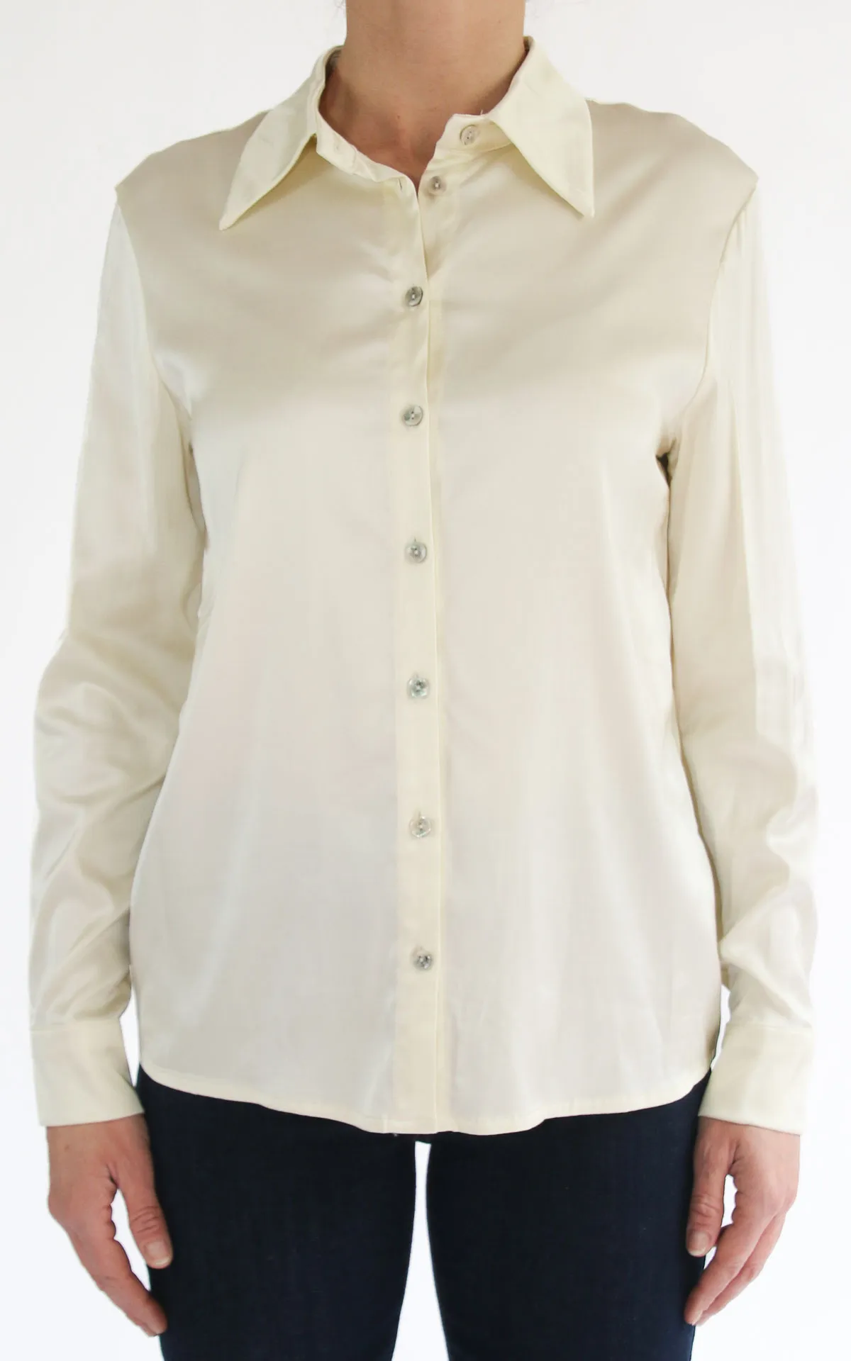 Wu’ Side – Camicia tinta unita – Burro