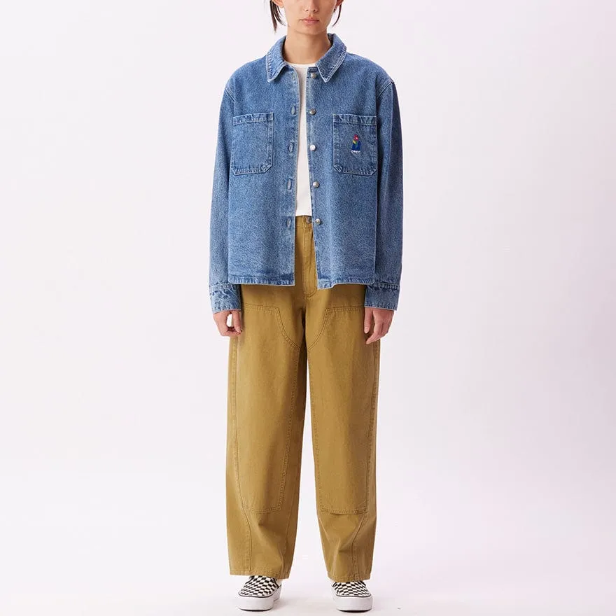 ZOEY BIG SHIRT LS - LIGHT INDIGO